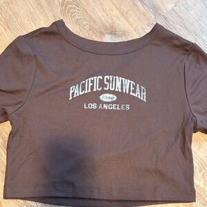 PacSun Brown Crop Top